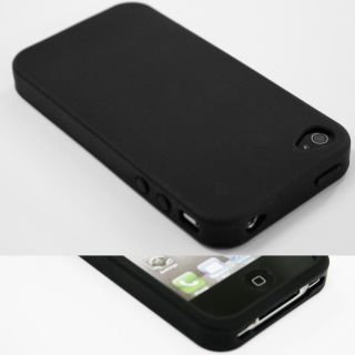 iPhone 4 4G Silikon Gummi Handy Tasche Silicon Case Schutz Hülle