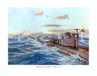 Gefecht auf der See 3. Oktober 1918 DEUTSCHE FLOTTE STÖWER 56