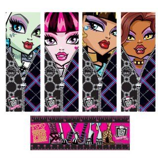 Monster High 12 Lesezeichen mit verschiedenen Monster High Motiven