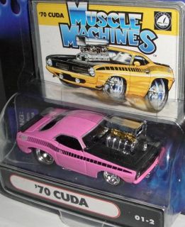 Muscle Machines 01 2 ´70 PLYMOUTH CUDA  pink  164