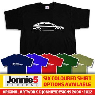 STYLISH FORD FOCUS ST INSPIRED CAR T SHIRT   CHOOSE FROM 6 COLOURS (S