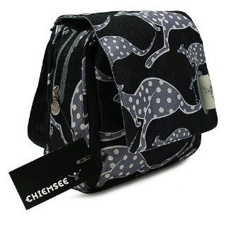 Chiemsee Schultertasche/ Crossover Bag  Känguru Design  schwarz