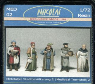 72 Nikolai MED02 Mittelalter Stadtbevölkerung Set 2