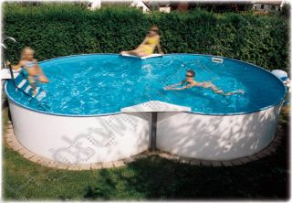 Schwimmbecken Achtform Pool / 540 x 350 x 120 IH 0,8 (73)