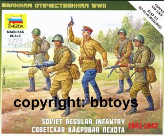 NEW 1 72 Zvezda 6179 WWII Soviet Regular Infantry Art of Tactic Game