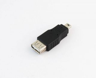 NEU Adapter Mini USB Stecker Typ B 5 pol Kupplung Buchse A