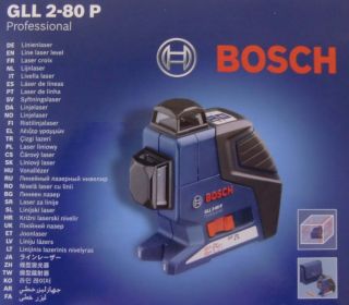 Bosch Set GLL 2 80 P GLL2 80 P Kreuzlinienlaser Laser