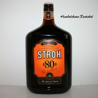 Original Inländer Stroh Rum 80% Vol. 1,0 Ltr.