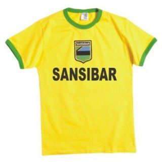 Sansibar T Shirt im Trikot Look + Wappen S XXL Sport