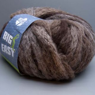 Lana Grossa Big & Easy Colore 010 braun 150g Wolle