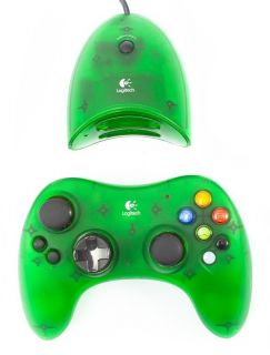 Xbox   Logitech Wireless Controller #grün transparent (gebraucht