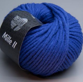 Lana Grossa Mille II 028 royal blue 50g Wolle