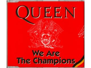 QUEEN  CD SINGLE   WE ARE THE CHAMPIONS   RED COVER   HOLLAND 1994