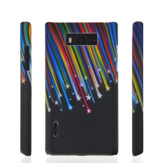 Hard Tasche Hülle Schale Case Cover Etui +Folie für LG Optimus L7
