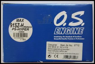 Graupner 2712 OS Max 91 SZ H Ring PS Hyper 18400