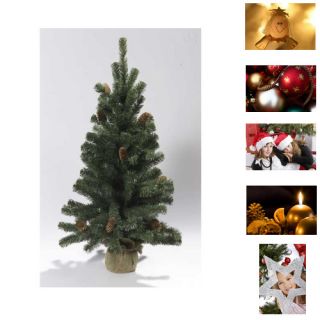 Kuenstlicher Weihnachtsbaum Tannenbaum Christbaum 60cm Baum mit 110