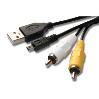 USB AV Kabel passend für OLYMPUS, PANASONIC Lumix etc. 