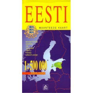 Eesti, maanteede kaart; Estland, Straßenkarte Bücher