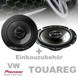PIONEER 165mm Front / Heck Koaxial Lautsprecher Boxen für VW Touareg