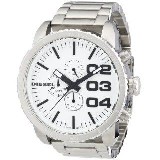 Diesel Herren Armbanduhr XL Franchise 51 Chronograph Quarz Edelstahl