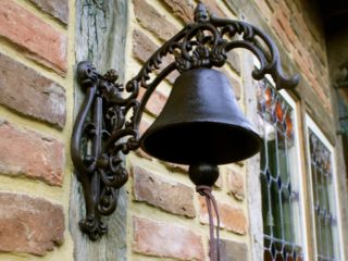 Glocke, Türglocke, Gartenglocke, Klingel historisch antik