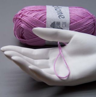Lana Grossa Cotone 002 begonia pink 50g Wolle