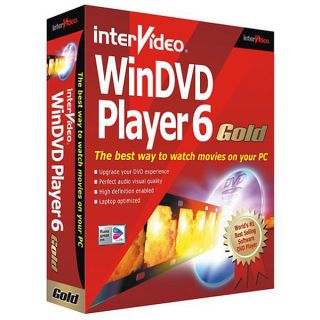 interVideo WinDVD Player 6 Gold PC DVD Software Abspielsoftware NEU