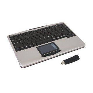 Keysonic Wireless USB Mini Tastatur mit Touchpad Computer