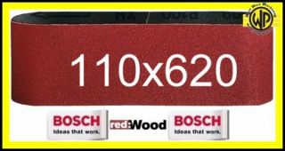 Bosch 10 Schleifbänder 110 x 620 K 60 Holz Schleifband