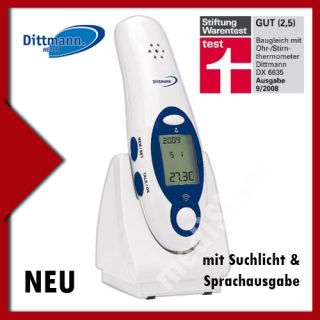 Fieberthermometer Dittmann Stirn  & Ohrthermometer TEST GUT NEU