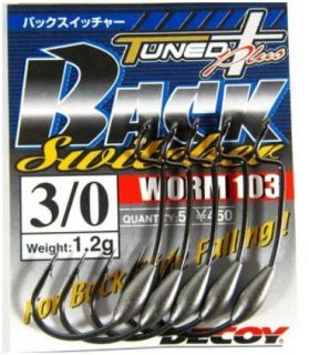 Decoy Worm 103 Back Switcher Rear Weighted Worm Hooks Size 3/0 ‚ 1.2