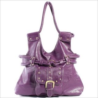 Handtasche Damentasche Tasche Schultertasche Shopper Bag Lila Purple
