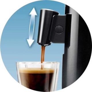 Philips HD7870/60 Senseo Twist Kaffeepadmaschine mit Touchdisplay