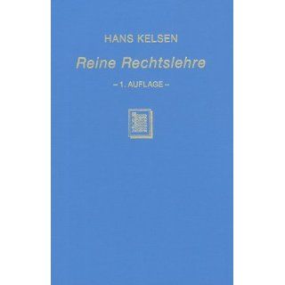 Reine Rechtslehre Hans Kelsen Bücher