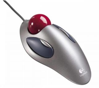 Logitech Trackman Marble Trackball Maus / Mouse optisch 4 Tasten USB