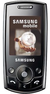 Samsung SGH J700 Handy chrom silber ohne Branding: 