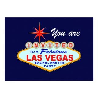 Las Vegas Bachelorette Party Invitation