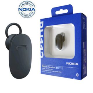 Original Nokia BH 112 Black Bluetooth Headset N8 N9 Lumia 900 710 800