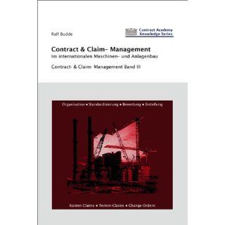 Contract  & Claim Management im internationalen Maschinen und