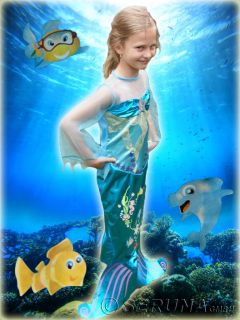 Bezaubernde kleine Meerjungfrau   der Traum jedes kleinen Mädchens