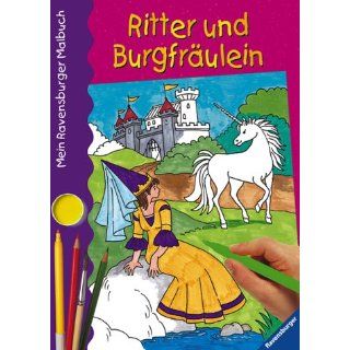 Mein Ravensburger Malbuch Ritter und Burgfräulein 