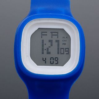 NEU AK Sport Blaue Digital Uhr Herrenuhr Damenuhr Kinderuhr Silikon