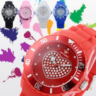 Silikon Armbanduhr Damenuhr Herrenuhr Trend Style Uhr Watch Sport