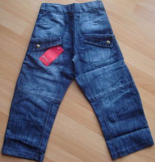 ~ Jungen Jeans ~ Capri Länge ~ tolle Waschung ~ 110   134