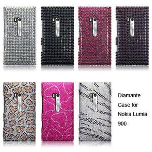 Diamante Case Cover For Nokia Lumia 900 / Full Silver, Pink, Black
