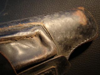 WH Walther PPK Tasche getragene Zustand   Diverse Stempel   BMO 45