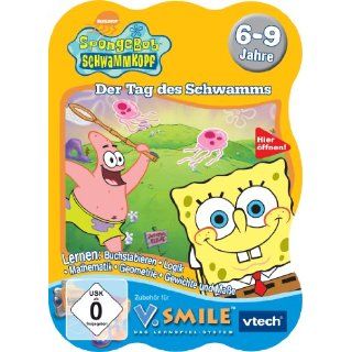 VTech 80 092444   V.Smile Lernspiel Sponge Bob: Spielzeug