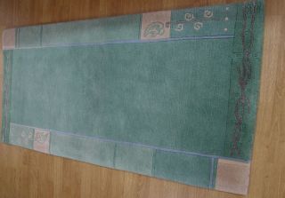 Original Nepal Orientteppich 143 x 71 cm Teppich Handgeknüpft NEU