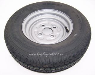 145R10 Anhängerreifen 145/80R10 Komplettrad 145 10 auf Felge 3,50x10