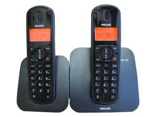 Philips CD 150 schnurloses Duo Telefon
